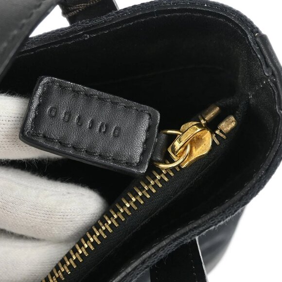 Celine Black Canvas C Macadam Tote Handbag MC00/2 177250 - Picture 9 of 10